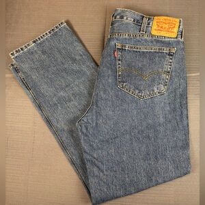 Levi’s 516 Jeans Men’s W40 L32 Slim Straight Blue Denim Water<Less™